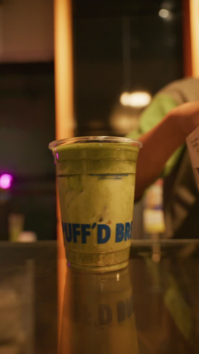 The team serving drinks at an event